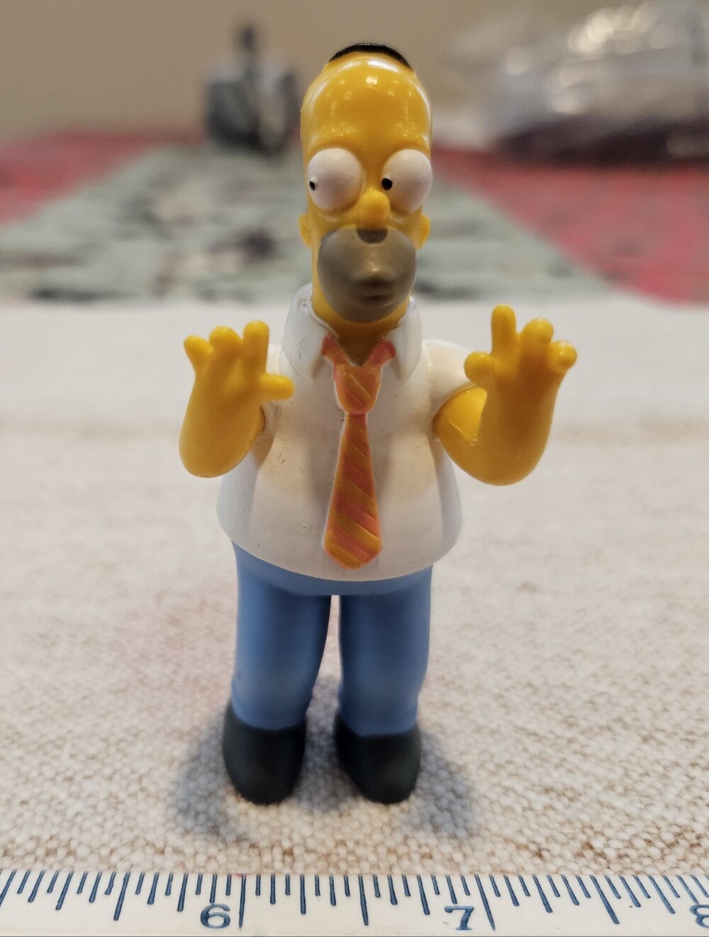 The Simpsons Homer With Tie PVC Figure 2007 Fox 3.5”